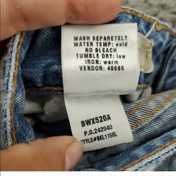 BKE boot cut jeans, size 27. - Picture 3 of 4